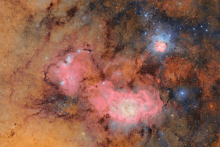 Une image non datée publiée par le NSF-DOE le 20 juin 2025 montrant une combinaison de 678 images distinctes prises par l'observatoire Vera C. Rubin du NSF-DOE en un peu plus de sept heures d'observation.