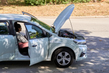 Un véhicule en panne, le 14 août 2024, en Vendée (photo d'illustration)