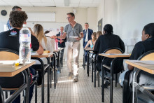 Début de l'épreuve de philosophie pour les lycéens de 2025