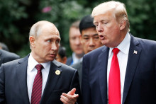 Vladimir Poutine et Donald Trump en 2017.