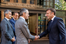 Emmanuel Macron et Bruno Retailleau le 14 mai 2025
