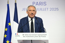 François Bayrou lors du dîner du Crif 2025