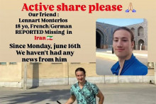 Lennart Monterlos, disparu en Iran