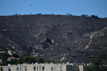 Un violent incendie a touché les quartiers nord de Marseille, le 8 juillet 2025