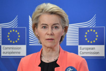 Ursula von der Leyen, la présidente de la Commission européenne, le 3 avril 2025