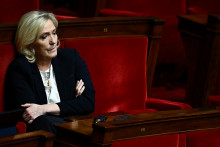 Marine Le Pen à l'Assemblée nationale.