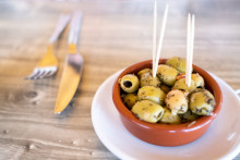 Olives pour l'apéritif