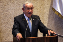 Benyamin Netanyahu devant le parlement israélien