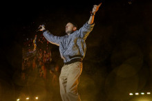 Martin Solveig lors de son dernier concert, lors des Vieilles Charrues, le samedi 19 juillet 2025.