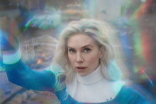 Vanessa Kirby en Susan Storm dans "Les Quatres Fantastiques : premiers pas"