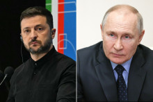 Volodymir Zelensky et Vladimir Poutine.