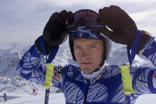 L'ancien skieur Joël Chenal à Tignes en 1999.