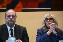 Éric Dupond-Moretti et Brigitte Macron en 2022