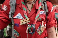 Un scout participant à ce rendez-vous baptisé "Clameurs!'