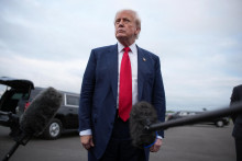 Donald Trump en Écosse, le vendredi 25 juillet 2025.
