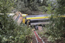 Un train a déraillé près de Riedlingen, en Allemagne, dimanche 27 juillet.