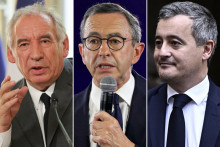 François Bayrou, Bruno Retailleau et Gérald Darmanin