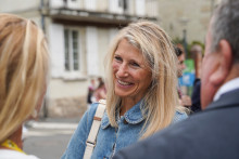 Marie Barsacq, la ministre des Sports, sur le Tour de France Femmes le 29 juillet 2025