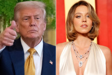 Donald Trump et Sidney Sweeney.