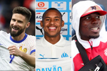 Olivier Giroud, Igor Paixão, Paul Pogba
