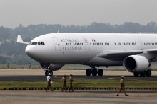 L'Airbus 1330 présidentiel le 4 décembre 2010.