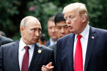 Vladimir Poutine et Donald Trump en 2017.
