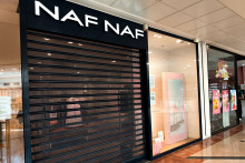 La devanture d'un magasin Naf Naf (illustration)