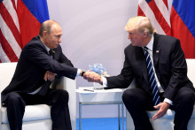 Vladimir Poutine et Donald Trump en 2017.