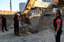 Une bombe de 500 kg de la Seconde Guerre mondiale désamorcée sur un chantier à Belgrade.