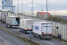 Camions dans le Pas-de-Calais (image d'illusration)