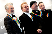 Le groupe U2 à Washington en décembre 2022.