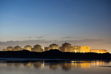 La centrale nucléaire de Gravelines dans le Nord de la France, en juillet 2025.