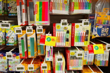 Image d'illustration de fournitures scolaires.