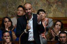Manuel Bompard, coordinateur LFI, à l'Assemblée nationale.