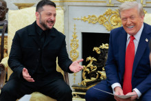 Volodymyr Zelensky et Donald Trump le 18 août 2025