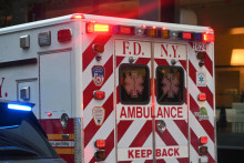 Une ambulance à New York. (Illustration)