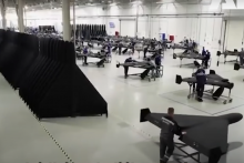 Une usine de fabrication de drone en Russie.