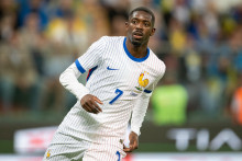 Ousmane Dembélé lors du match France-Ukraine, le 5 septembre 2025