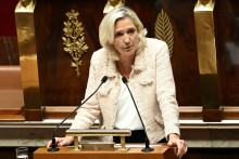 Marine Le Pen, à l'Assemblée nationale le 8 septembre 2025