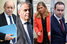 Jean-Yves Le Drian, Xavier Bertrand, Yaël Braun-Pivet et Sébastien Lecornu