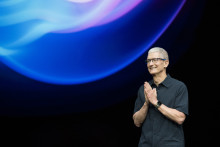 Le PDG d'Apple Tim Cook lors de la conférence du 9 septembre 2024