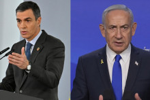 Pedro Sanchez et Benjamin Netanyahu