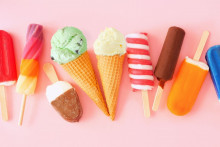 Des glaces