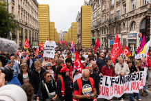 Une manifestation à Lille, le mercredi 10 septembre 2025.