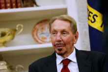 Larry Ellison dans le bureau ovale le 2 février 2025