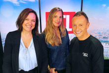 Jade, Marie Portolano et Eric Dussart