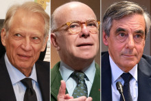 Dominique de Villepin, Bernard Cazeneuve et François Fillon