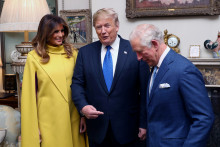 Donald Trump et Charles III en 2019