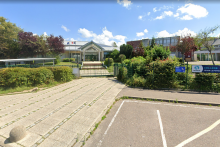 Le collège Jehan le Povremoyne à Saint-Valery-en-Caux (Seine-Maritime).