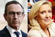 Bruno Retailleau et Marine Le Pen